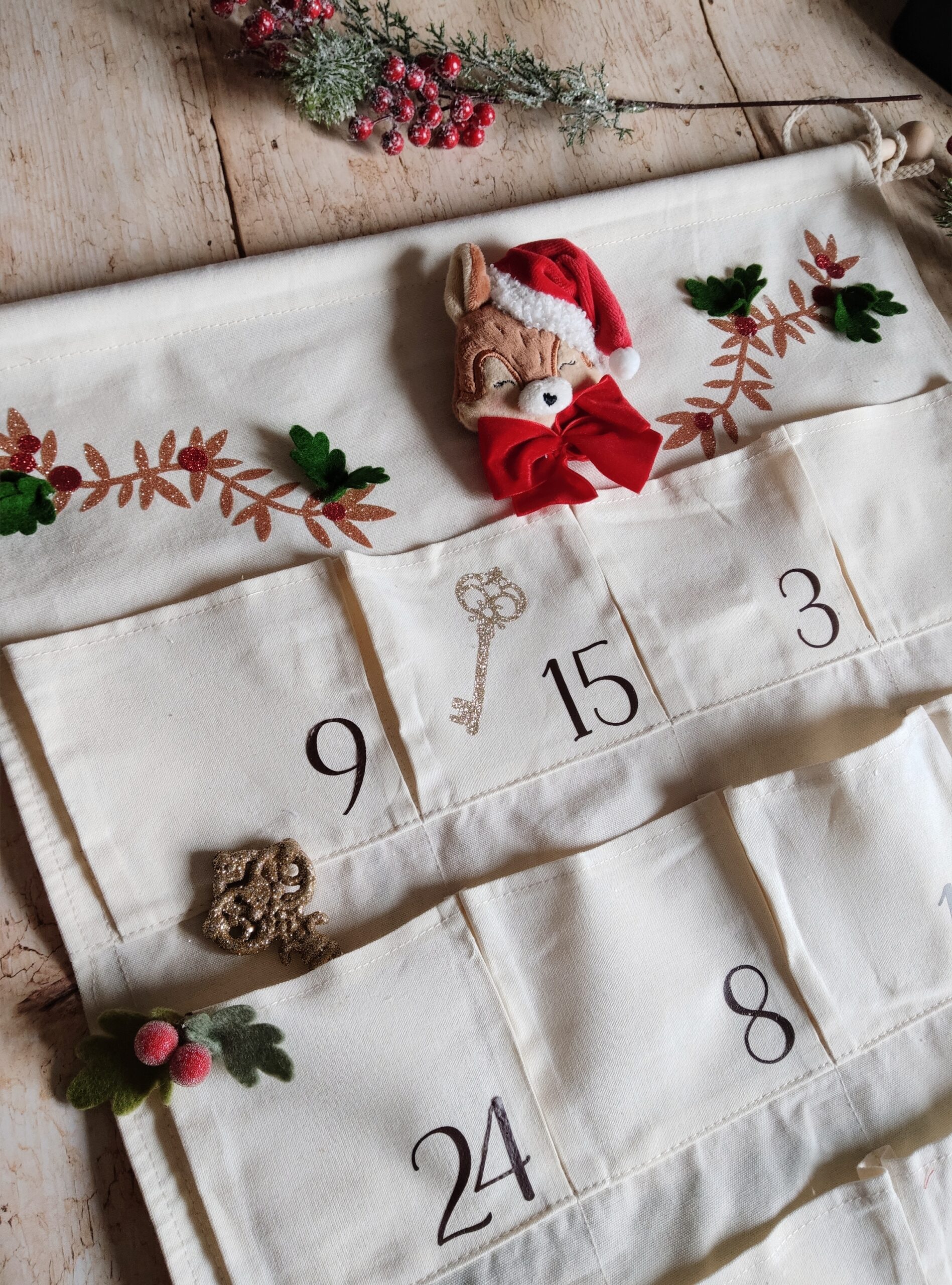 Calendrier de l'Avent en tissu – Image 4