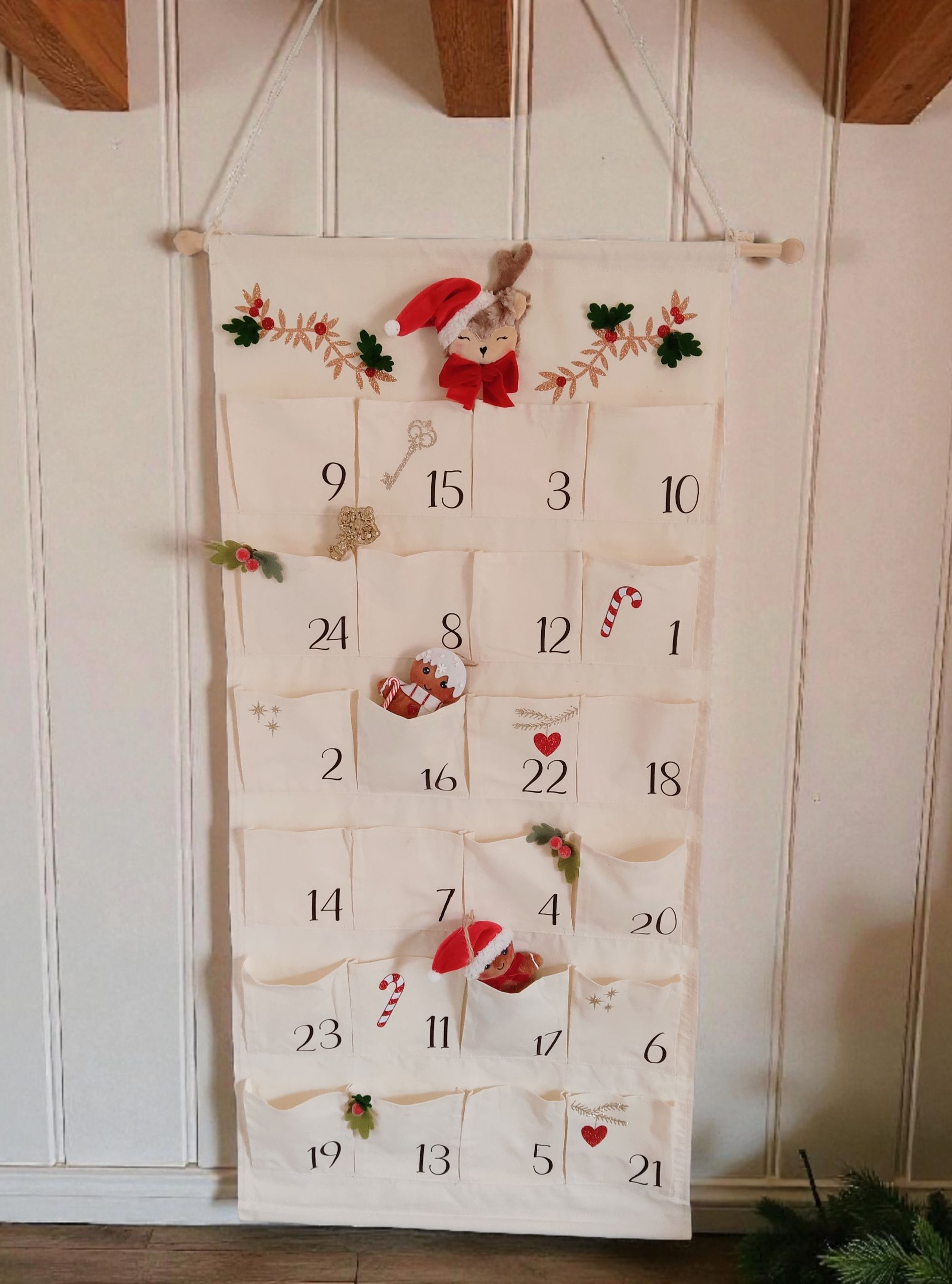 Calendrier de l'Avent en tissu – Image 3