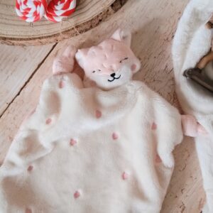 Max coeur brodé rose