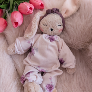 Lapinette fleurie Bisou doux "lapin"